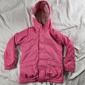 Burton Girls Large Pink Winter Ski Jacket Dryride Charm Jacket Outdoors Warm